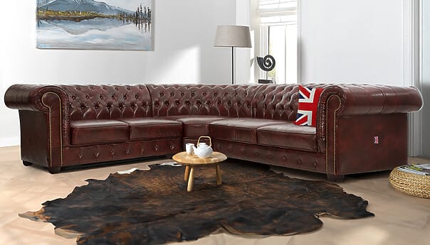 Edinburgh chesterfield hoekbank